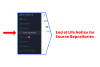 End Of Life Notice: Source Repositories