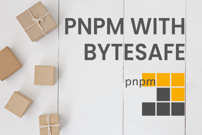 Using pnpm with private registries in Bytesafe